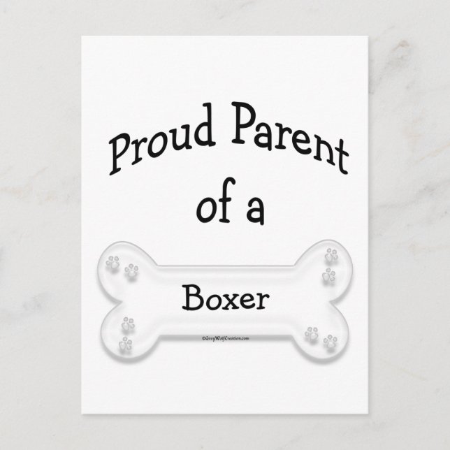 Postal Boxer Proud Parent (Anverso)