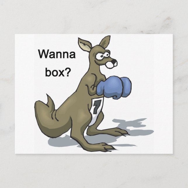Postal Boxing Canguro (Anverso)