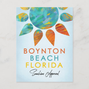 Postal Boynton Beach Florida Sunshine Travel