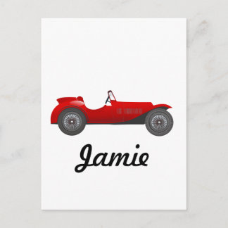 Postal Boys Room Classic Car Gifts Sweet Red Retro Car