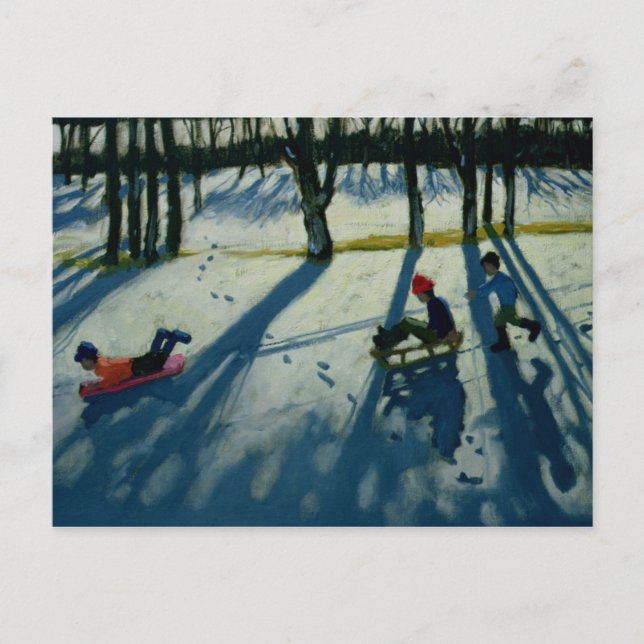 Postal Boys Sledging Allestree Park Derby (Anverso)