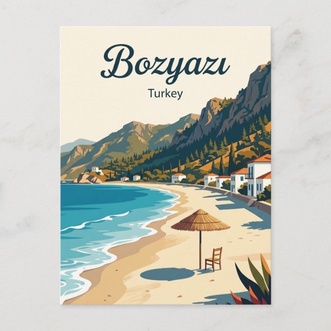 Postal Bozyazı Turquía (Anverso)
