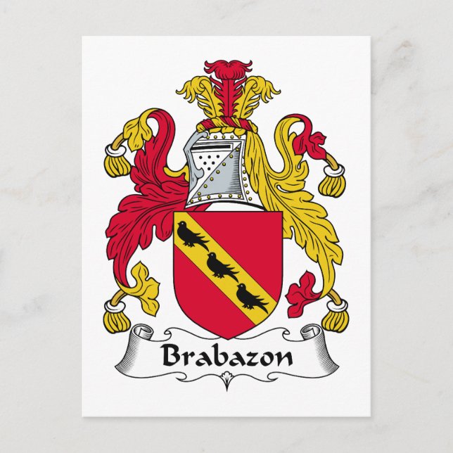 Postal Brabazon Family Crest (Anverso)