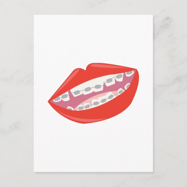 Postal Braces Teeth (Anverso)