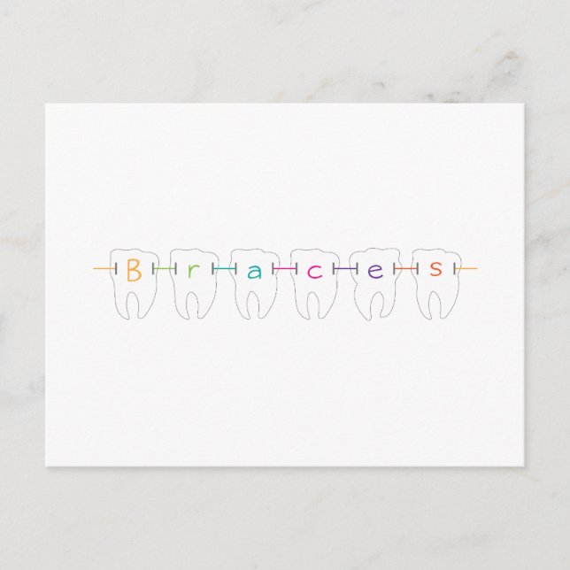 Postal Braces Teeth (Anverso)