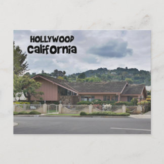 Postal Brady Bunch House Hollywood Postcard