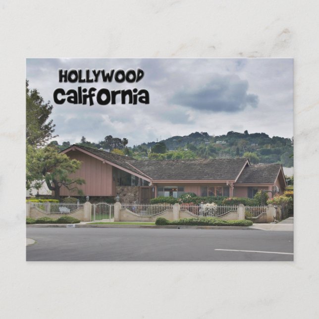 Postal Brady Bunch House Hollywood Postcard (Anverso)