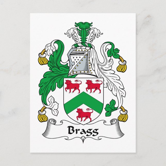 Postal Bragg Family Crest (Anverso)