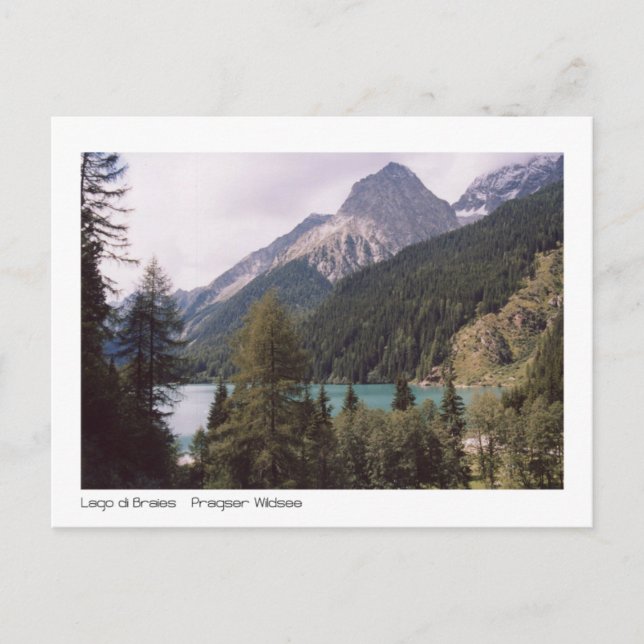 Postal Braies (Anverso)