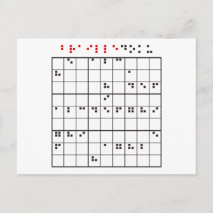 Postal brailledoku
