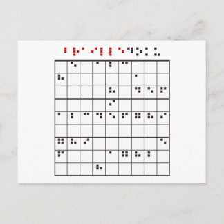 Postal brailledoku