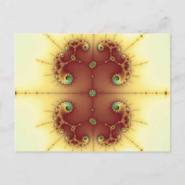 Postal Brain - Postcard Fractal (Anverso)