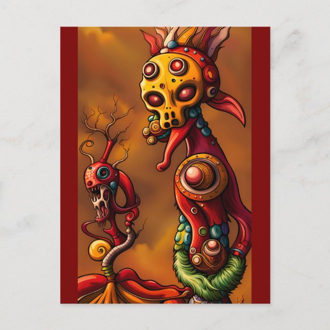 Postal Brainrot - Ken Gage Surreal Art (Anverso)