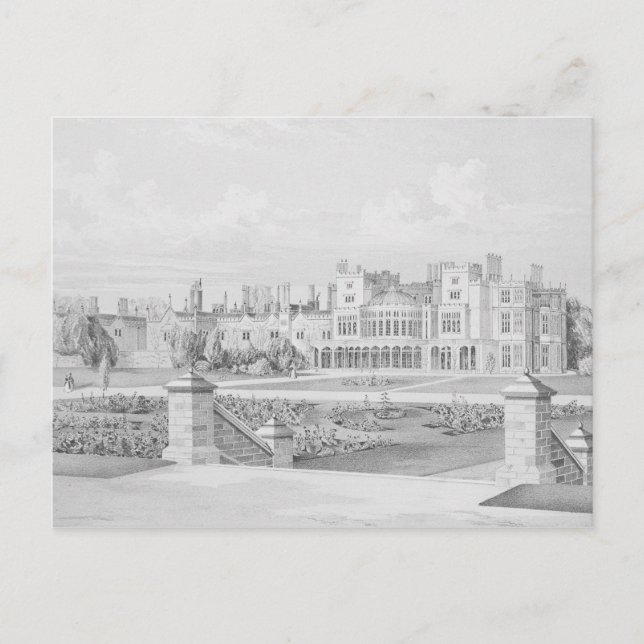 Postal Brampton Park, Huntingdonshire, 1852 (Anverso)