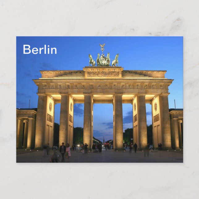 Postal brandenburg gate eve (Anverso)