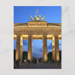 Postal brandenburg gate eve