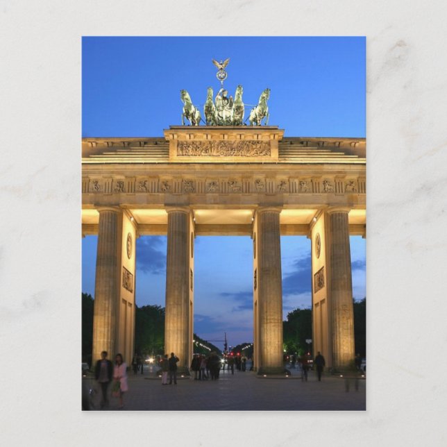 Postal brandenburg gate eve (Anverso)