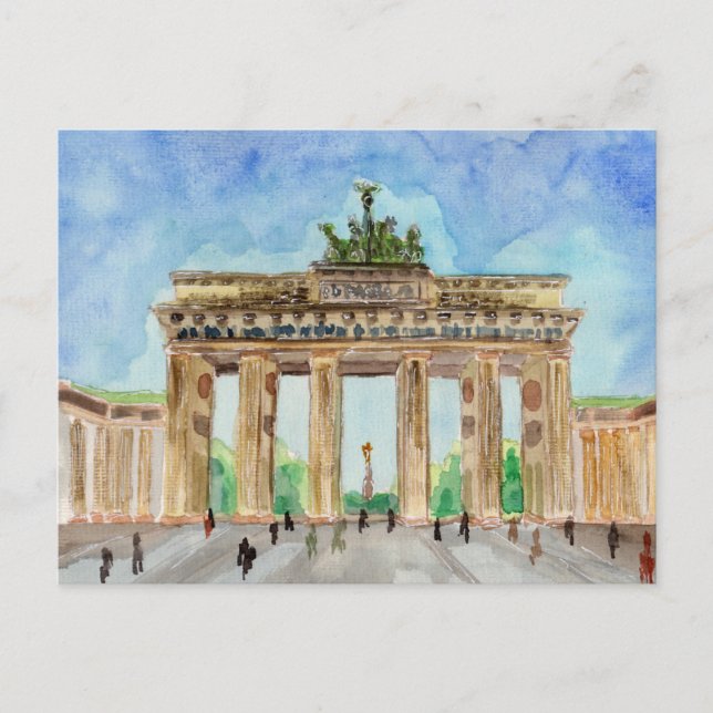 Postal Brandenburger Tor Berlin (Anverso)