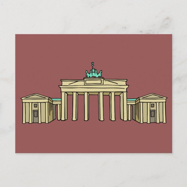 Postal Brandenburger Tor Berlin (Anverso)