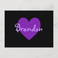 Brandon en morado