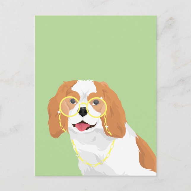 Postal Brandy The Blenheim Cavalier King Charles Spaniel (Anverso)