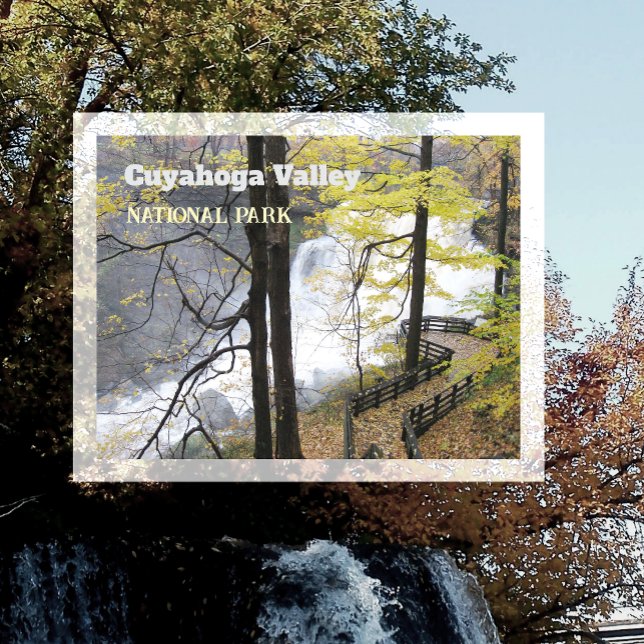 Postal Brandywine Falls, Otoño Cuyahoga Valley NP (Subido por el creador)