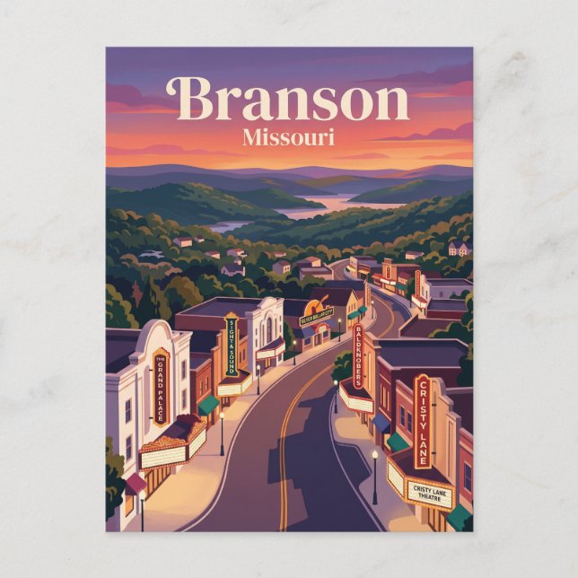 Postal Branson Missouri (Anverso)