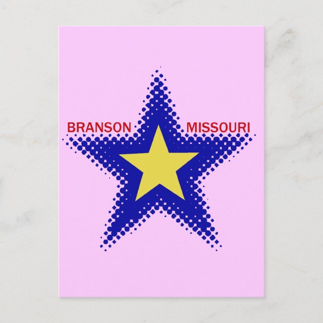 POSTAL BRANSON MISSOURI (Anverso)