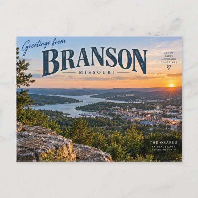 Postal Branson Missouri (Anverso)