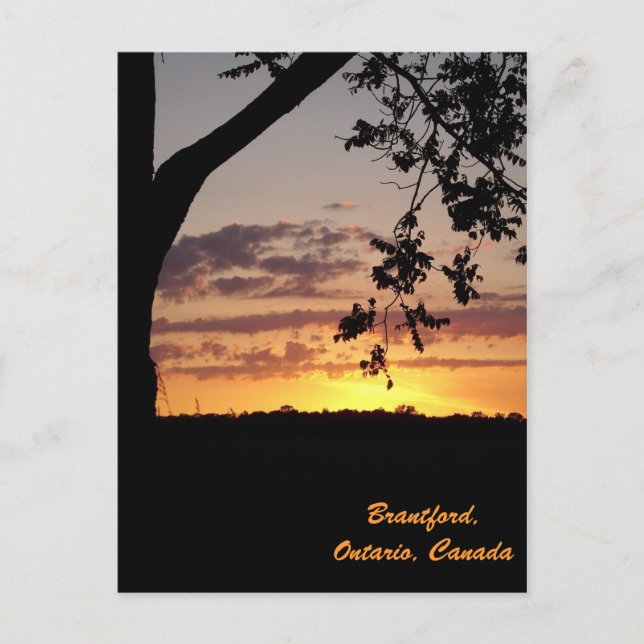 Postal Brantford, Ontario (Canadá) (Anverso)