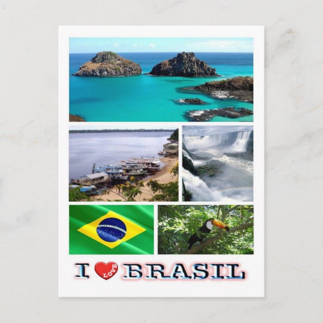Postal Brasil - Amo - (Anverso)