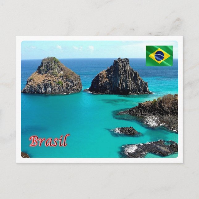 Postal Brasil - Archiperlago Fernando De Noronha - (Anverso)