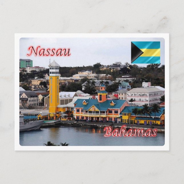 Postal Brasil - Bahamas - Nassau - (Anverso)