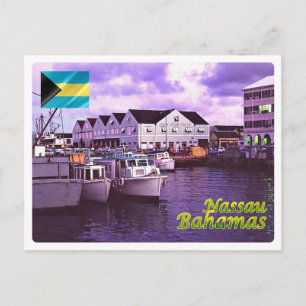 Postal Brasil - Bahamas - Nassau, puerto -