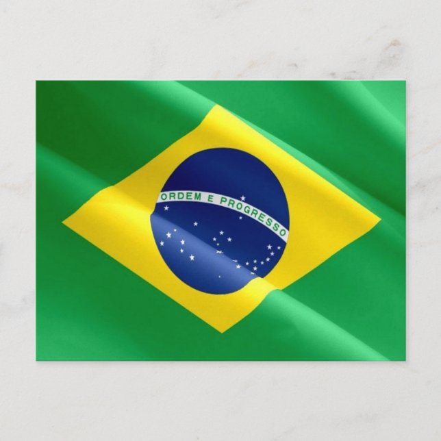Postal Brasil - Bandera brasileña - (Anverso)