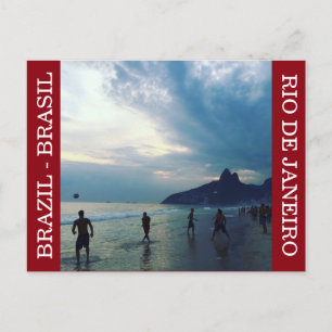 Postal brasil beach futbol