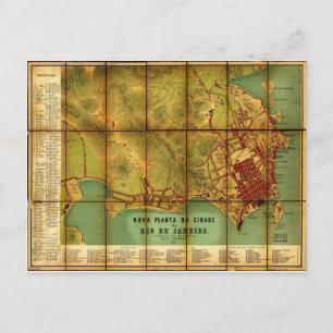 Postal Brasil Río de Janeiro. 1867