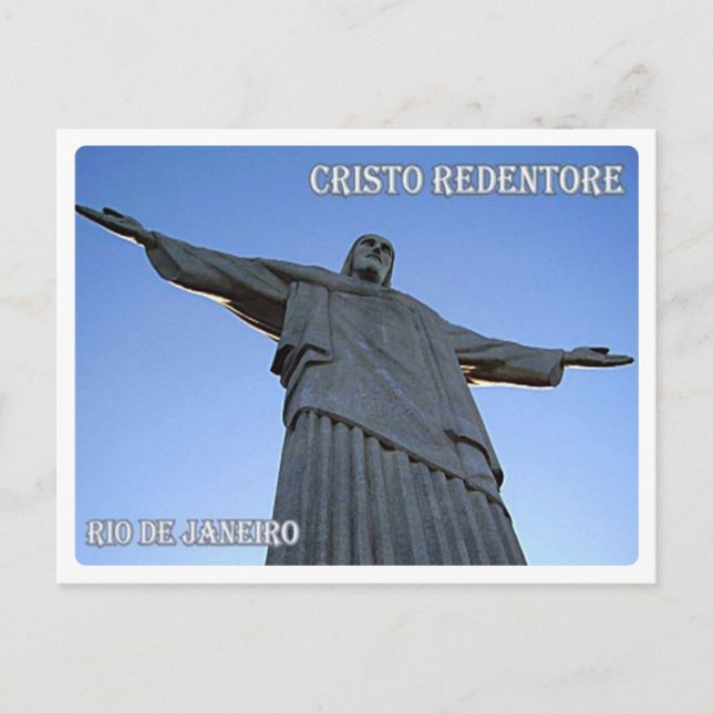 Postal Brasil - Río de Janeiro - Cristo Redentor - (Anverso)
