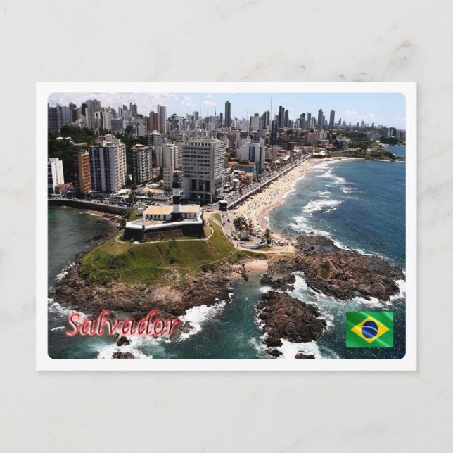 Postal Brasil - Salvador - (Anverso)