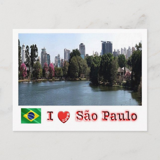 Postal Brasil - Sao Paulo - Amo - Ibirapuera - (Anverso)