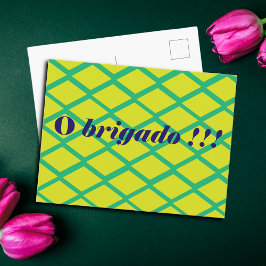 Postal Brasileño Gracias