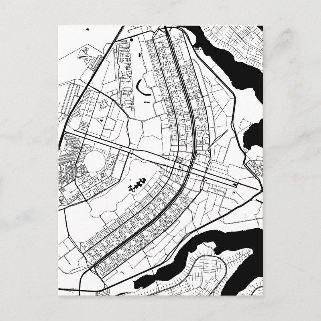 Postal Brasília Brazil Map (Anverso)