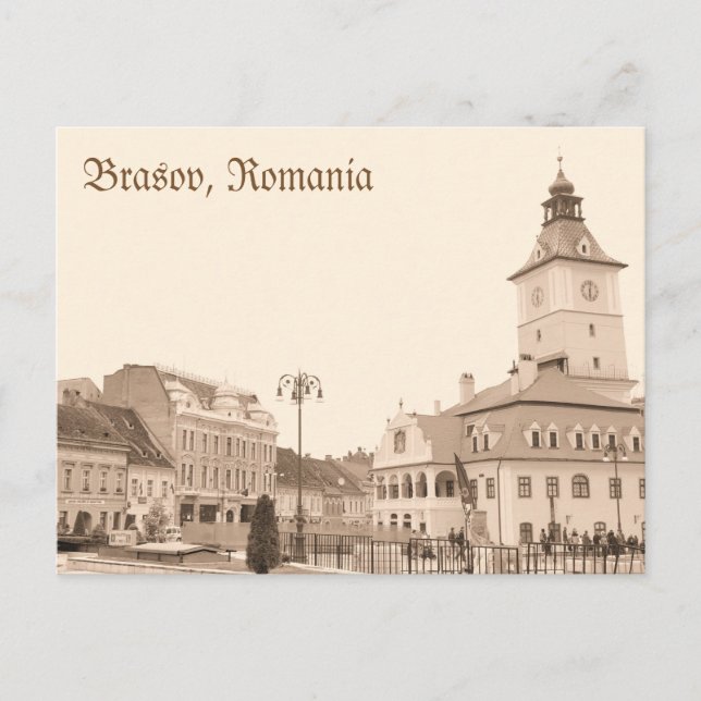 Postal Brasov, Rumania (Anverso)