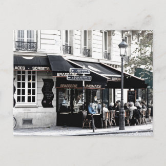 POSTAL BRASSERIE STREET SHOP COFFEE SHOP POSTCROSSING
