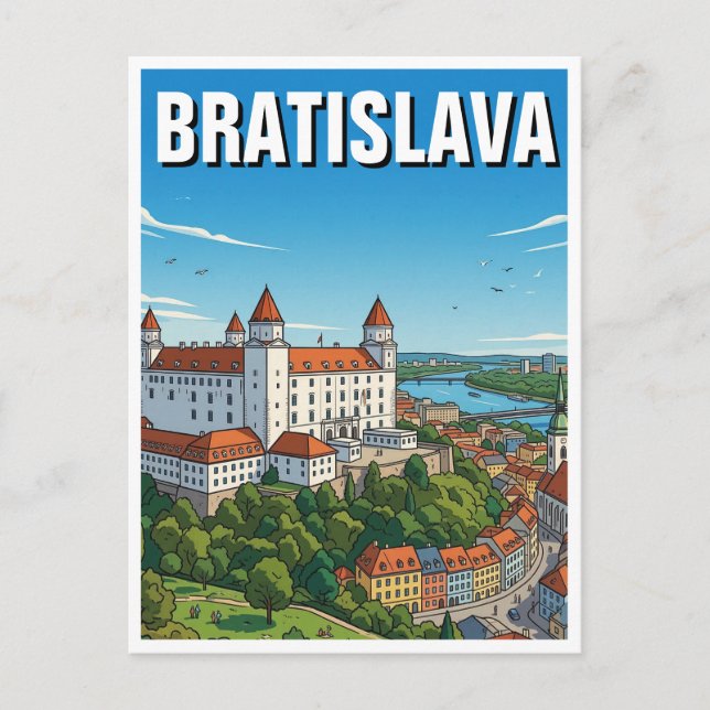 Postal Bratislava Castle (Anverso)