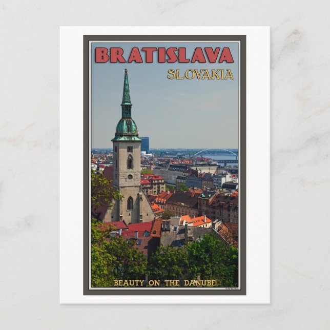 Postal Bratislava Cityscape (Anverso)