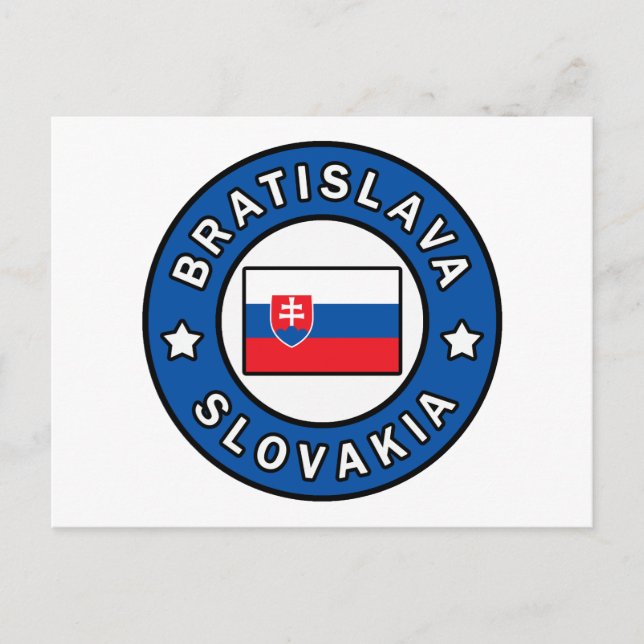 Postal Bratislava Eslovaquia (Anverso)