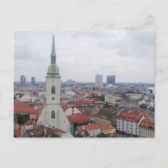 Postal Bratislava, Eslovaquia (Anverso)