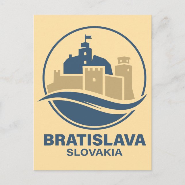 Postal Bratislava Eslovaquia Europa (Anverso)