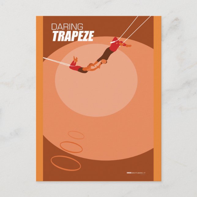 Postal Brattleboro Circus Arts - Ruedas Wondrous (Anverso)